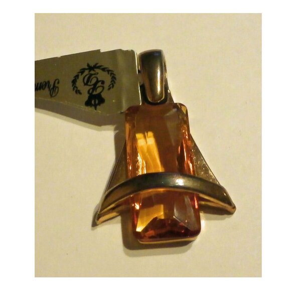 BUTTERSCOTCH Retired  Premier Designs Pendant - 2004 catalog - Picture 1 of 1